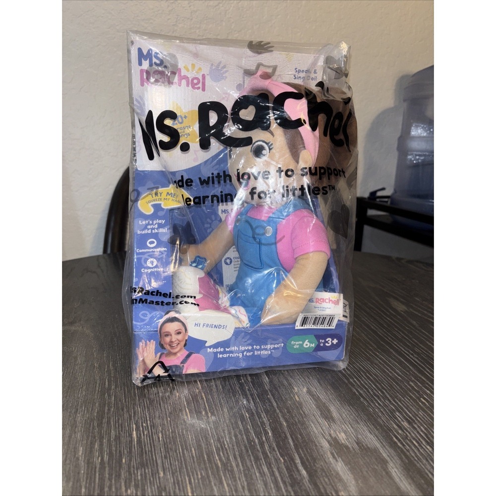 New Nib Ms. Rachel‎ Speak And & Sing Doll HTF  Brand New Mrs Rachel